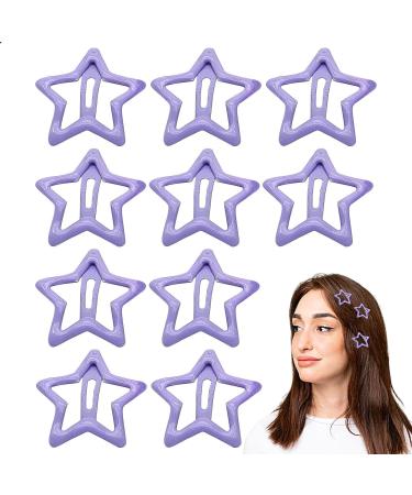 Small Hair Clips - Five-pointed Toddler Hair Charm Snap Hair Clips Clips Cute Hair Accessories for Baby Toddler Girls Kids Women Hair Styling Accessories Maijia 1 count (Pack of 1) Lavender - Buy Online on GoSupps.com