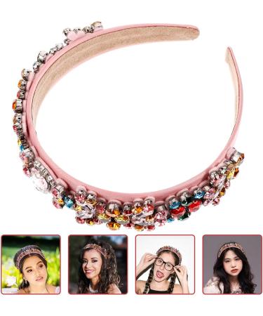 SHERCHPRY Women Sparkle Crystal Rhinestone Headband Shiny Crystal Headwear Vintage Hair Hoop - Buy Online on GoSupps.com