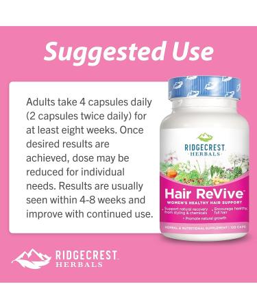 Women's Hair ReVive Capsules - 120 Count - Healthy Hair Support - Non-GMO, Gluten Free - 30 Servings - Buy Online on GoSupps.com