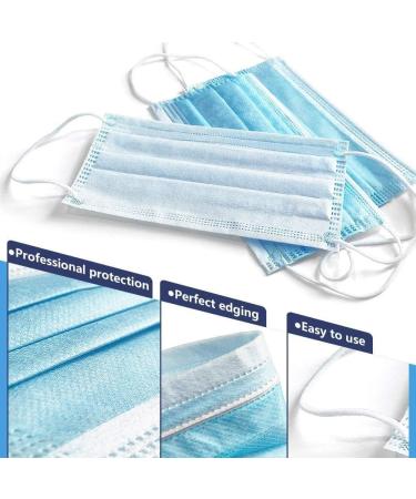 Icoolio OP Masks - Disposable Medical Mouth & Nose Protection - 50 Pieces Blue Face Masks for Optimal Safety - Buy Online on GoSupps.com