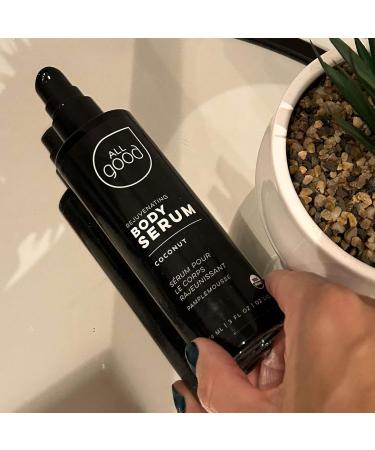 All Good Rejuvenating Body Serum - Lightweight Moisturizer for Men & Women with Calendula Moringa & Sea Buckthorn - 3oz Coconut - Made in USA - Buy Online on GoSupps.com