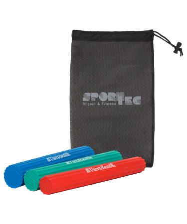 Thera-Band flexible exercise bar set of 3 including storage bag - Buy Online on GoSupps.com