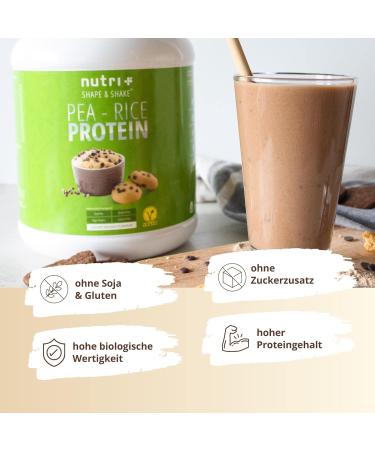 Buy Vegan Vanilla Biscuit Pea Protein Powder 1kg | Gluten-Free Soy-Free Lactose-Free | High-Quality Rice Protein - International Shipping - Buy Online on GoSupps.com