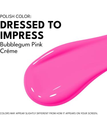 Red Carpet Manicure Fortify & Protect Bubblegum Pink Cr me Gel Polish for Strong Healthy Nails | Infused with Vitamin A & Biotin | Dressed To Impress | LED Nail Gel Colour | 0.3 Fl. Oz. - Buy Online on GoSupps.com