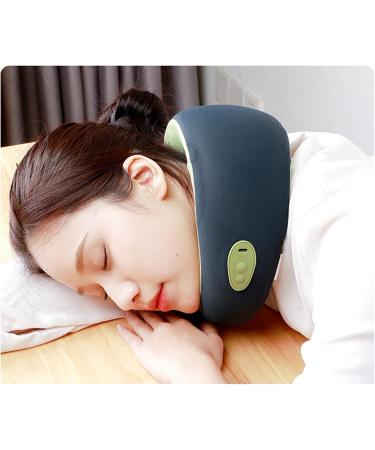 Topyond Wireless Electric Massage Pillow - Neck & Back Heat Therapy Device for Home Office & Car - Blue & Green - Buy Online on GoSupps.com