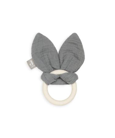 Teething ring silicone bunny ears storm grey Storm Grey 1 piece (1 pack) Bunny Ears