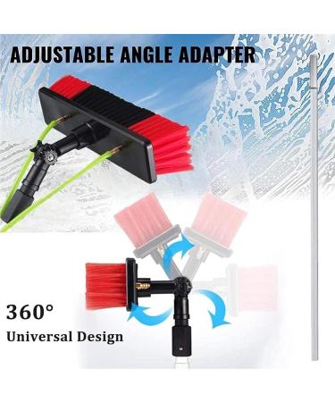Window Cleaning Pole Water Fed Telescopic Brush Extendable Cleaner Conservatory Roof Cleaning Tools for Photovoltaic Panel Cleaning Trucks Windows Brush Head (Color : 8m/26.24ft Size : 30Cm Brus 8m/26.24ft 50Cm Brush Head - Buy Online on GoSupps.com