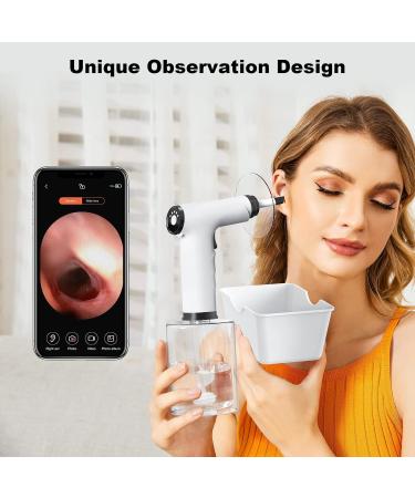 Ear Wax Removal Kit with Camera and Light | Electric Ear Irrigation | 4 Pressure Modes | Ear Cleaning Tool for Adults - Buy Online on GoSupps.com
