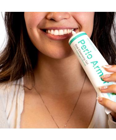 Perio Armor 1.7% HP Oral Cleansing Gel - Boost Whitening & Freshness for Healthy Gums | 3 oz Mint | International Shipping Available - Buy Online on GoSupps.com