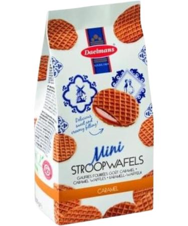 Daelmans Stroopwafels Mini Caramel Wafers Waffles Biscuits 200g (6 Pack Bundle) - Buy Online on GoSupps.com