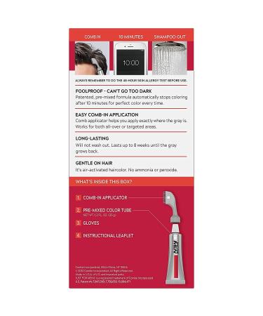 Just for Men Light Medium Brown Hair Color A-30 - Easy No Mix Formula with Applicator | International Shipping - Buy Online on GoSupps.com