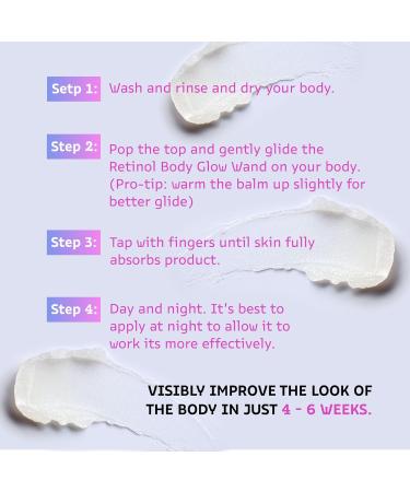 Buy Retinol Body Lotion & Glow Wand | Firming Cream for Neck & Belly | Anti-Aging Solutions for Fine Lines & Skin Tightening - Buy Online on GoSupps.com