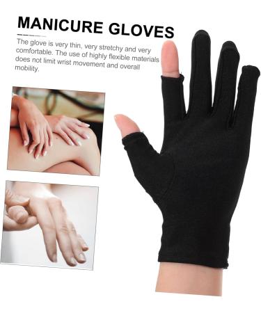 1 Pair Ladies Sun Protection Gloves Summer Riding Gloves Nail Art Fingerless Glove Wear Manicures Gloves Ladies Golf Glove Skin Protective Gloves Non-Slip Cloth Manicure Tools Miss - Buy Online on GoSupps.com