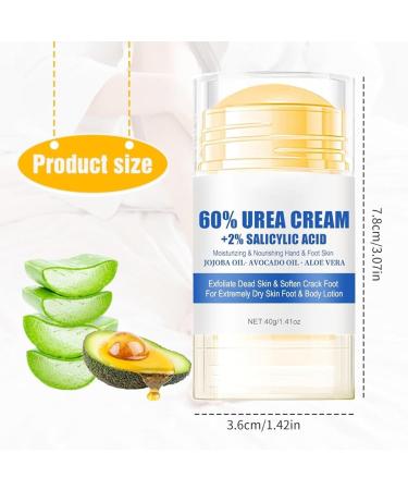  TJITGY 2025 New Urea Cream 60% + Moisturizing and Anti-Cracking Cream Repairing Cream for Feet and Hands Foot Cream for Cracked Heels and Dry Skin - Buy Online on GoSupps.com