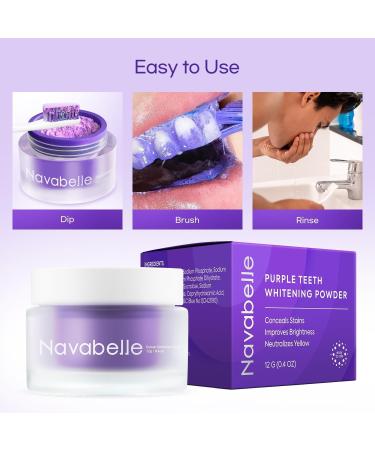 Purple Teeth Whitening: Teeth Whitening - Tooth Powder - Purple Teeth Whitening Powder - Purple Teeth Whitening Colour Corrector - Buy Online on GoSupps.com