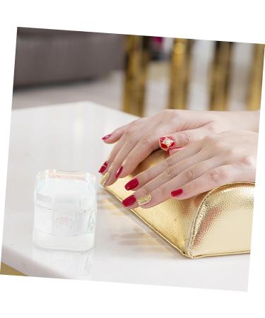 Mikinona Nail Art Brush Cup Nail Cup with Lid Liquid Powder Container Glass Nail Cup Manicure Art Dish Nail Dipping Dish Cup Dappen Dish Bowl Nail Dish Heart-shaped Crystal Glass Saucer Cup 5.70X5.40X5.40CM As Shown - Buy Online on GoSupps.com