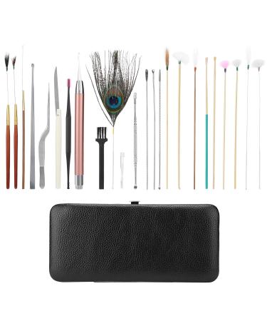 Double Ended Ear Wax Removal Tool Set - 23 Classic Black Ear Picks for Ear Care and Protection - Buy Online on GoSupps.com