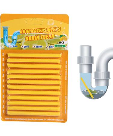 Drain Cleaner Sticks 12PCS Deodorizer And Drain Strips Drain Clog Remover Sticks Pipe Cleaning Sticks To Clean Sink Shower Bathtub Toilet Drain Odor - Buy Online on GoSupps.com