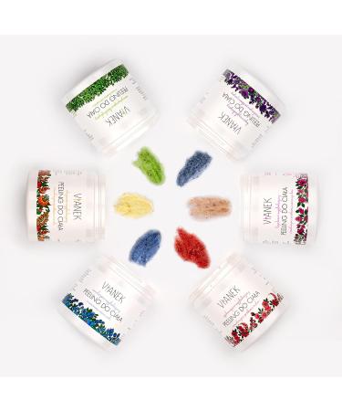 Vianek Smoothing & Moisturizing Body Peeling - Vegan Natural Scrub for Back Acne Impure Skin & Ingrown Hairs - 265g - Buy Online on GoSupps.com