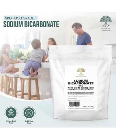 Baking Soda Sodium Bicarbonate 10kg Pure Baking Soda for Cleaning Baking Bath Bombs Odors and Teeth - Buy Online on GoSupps.com