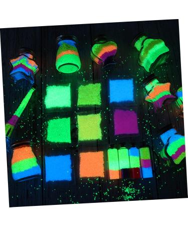 Totority 4 Packs Sand Powder Bright Powder Fluorescent Powder Phosphor Powder Glitter Luminous - Buy Online on GoSupps.com