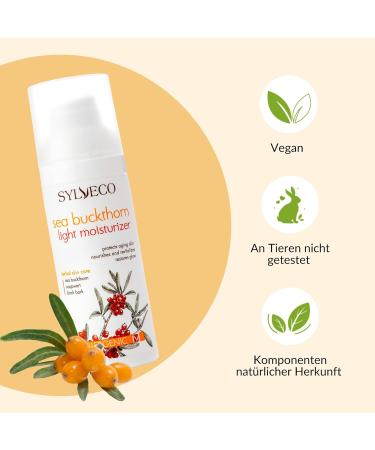 SYLVECO Sea Buckthorn Cream. Day care for the face Moisturizing cream with betulin and sea buckthorn for dry skin. Natural vegan cosmetics for men and women. Size: 50 ml. - Buy Online on GoSupps.com