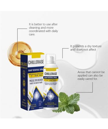 Chill Erase Bump Renewal Spray pour le corps l'acide salicylique avanc 2 % formule apaisante r duit les imperfections p n tre rapidement spray naturel pour la peau convient tous les types de 1 Pi ce. - Buy Online on GoSupps.com