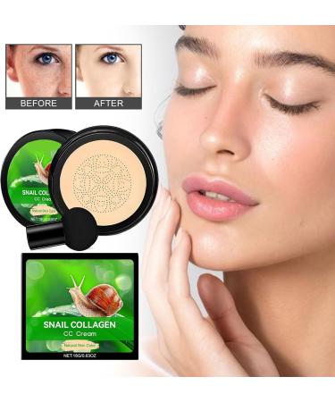 Cushion Foundation - Concealer Waterproof Effect Waterproof and Control with Air Cushion for Quick Makeup - Buy Online on GoSupps.com