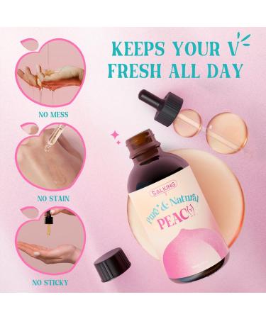 Yoni Oil for Women Natural Peach Feminine Oil for Vaginal Moisture & Odor Relief | 4 Fl Oz (120ml) - Soothing Tightening and Gentle Cleansing - Buy Online on GoSupps.com