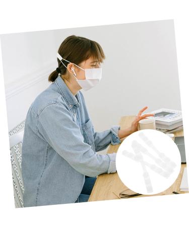 10pc Silicone Mask Hooks - White Extendable Ear Inspections Face Mask Cord Buckles for Comfort - Buy Online on GoSupps.com