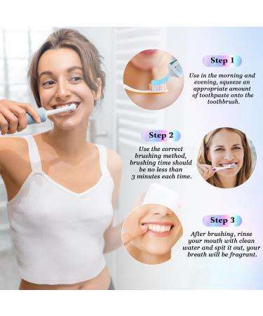 Dazzle White 2Pcs Niacinamide Whitening Toothpaste Fresh Breath Remove Tooth Stains - Buy Online on GoSupps.com