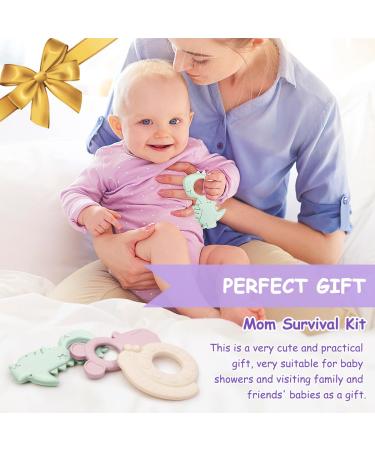 Beboan Silicone Bite Ring - 3 Cute Animal Teething Aids | BPA-Free Baby Biting Toys for Girls 3 Months+ - Buy Online on GoSupps.com