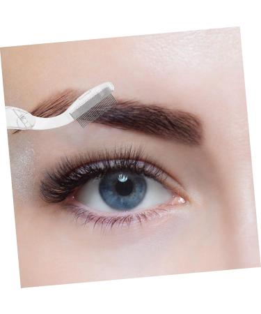 2PCS Foldable Eyebrow Comb & Eyelash Extension Brush - Stainless Steel Spoolie Tool for Perfect Makeup - Buy Online on GoSupps.com