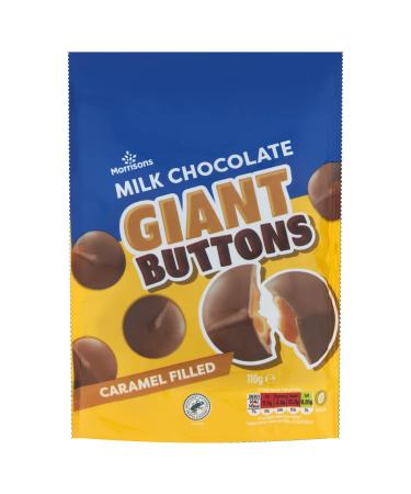 Morrisons Morrisons Giant milk chocolate buds filled with caramel 110g