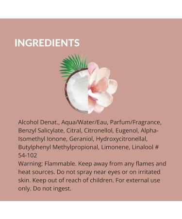 Cucina Fruits & Passion Alo Pink Coconut Eau Fraiche light airy fresh spray perfume in warm weather 50 ml/ 1.69 fl.oz - Buy Online on GoSupps.com