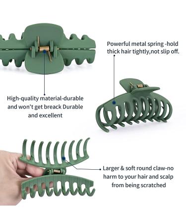 8pcs Matte Banana Claw Clips - Strong Hold Hair Clips for Thick & Thin Hair - Women's Hair Accessories & Gift - Buy Online on GoSupps.com