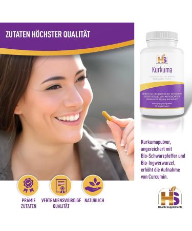 Turmeric Curcumin with Black Pepper & Ginger Root 1500mg - Natural Antioxidant for Pain Relief & Joint Comfort Non-GMO Gluten-Free Vegan - Buy Online on GoSupps.com