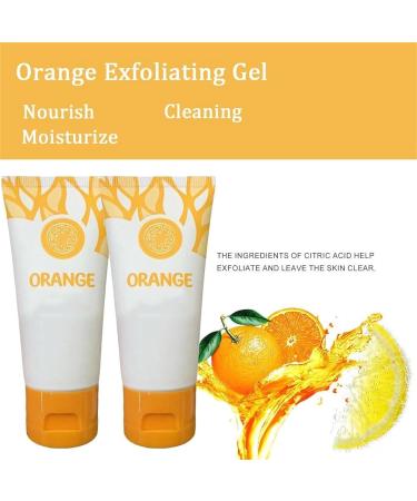 Natural Orange Exfoliating Gel - Face & Body Scrub for Women | Revitalize Your Skin - Buy Online on GoSupps.com
