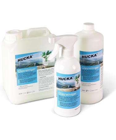 Hucka Glass Cleaner 1000ml - Streak-Free Surface Protection & Window Cleaning Agent (1 Pack) - Buy Online on GoSupps.com