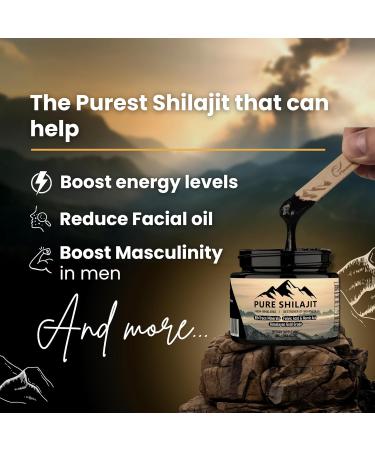 Organic Himalayan Resin Supplement for Energy & Immunity | 85+ Trace Minerals | 20g Lemon & Peppermint - Buy Internationally - Buy Online on GoSupps.com