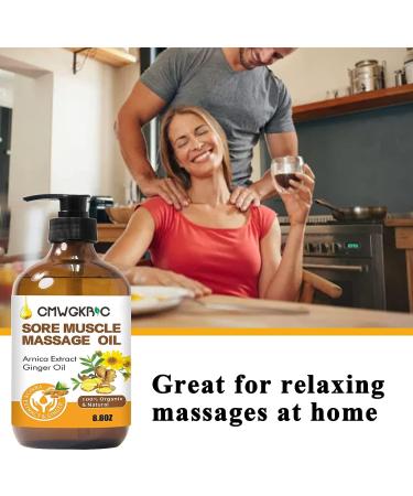 2 Pack Belly Drainage & Ginger Massage Oil for Lymphatic Drainage and Muscle Relief - Grapeseed Aroma Oil - Buy Online on GoSupps.com