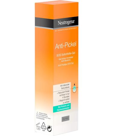 Neutrogena Anti-Pimple SOS Instant Aid Gel for Pimples and Blemishes 15ml - Buy Online on GoSupps.com