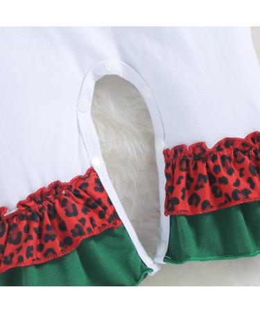 Loalirando Baby Christmas Romper 6-9 Months White - Tree & Truck Design | Xmas Outfit for Newborn Toddler - Buy Online on GoSupps.com