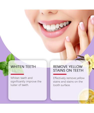 Non-Fluoride Anticavity Toothpaste Vanilla Mint Purple Color Corrector Intensive Whitening 100g - Buy Online on GoSupps.com