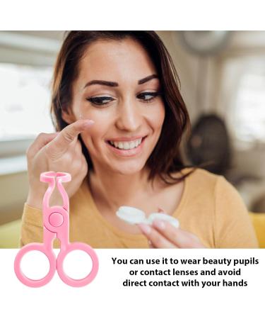Lens Wearing Grabber - Soft Lenses Remover And Insertion Tool Lens Wearing Aids Application Tool Lens Tweezers Rowces Pink - Buy Online on GoSupps.com