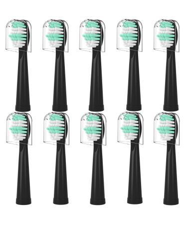 10 Pack Replacement Heads Compatible with Fairywill Toothbrush Heads Electric Handles FW-507/508/551/D1/D3/D7/D8/FW908/FW910/917/949/958/959/FW610/FW659/FW719 10 Count (Pack of 1)