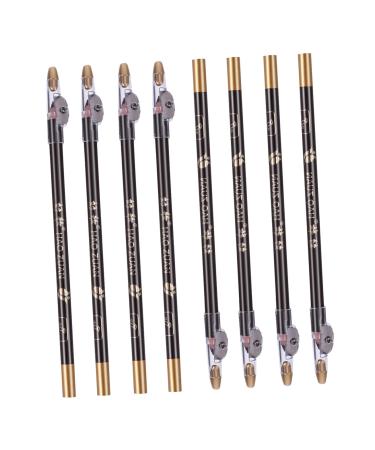 Didiseaon 8pcs Pencil Sharpener Eyebrow Pencil Long Lasting Eyebrow Pencils Eyebrow Pencil Black 1 count (Pack of 1) Black