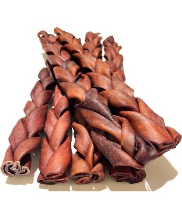 Braided Beef Collagen Sticks for Dogs *(12 INCH 2 Pack Regular Size 250 Grams)* - Long Lasting Collagen Chews - NO Odor - Rawhide Free - Bully Stick Alternative High Protein Dental Treats 1 count (Pack of 2) 2 - Buy Online on GoSupps.com