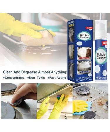 Bubble Cleaner Bubble Cleaner Foam Spray All-Purpose Rinse-Free Cleaning Spray Bubble Cleaner Foam (100ml*2) - Buy Online on GoSupps.com