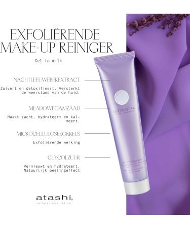 Atashi Supernight Cleaning Gel to Milk Exfolia purifies and softens the skin It eliminates dead cells and impurities Repair and calm the skin Glycolic acid liposomado 75ml - Buy Online on GoSupps.com